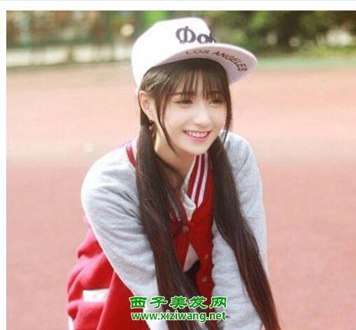 学生中长发